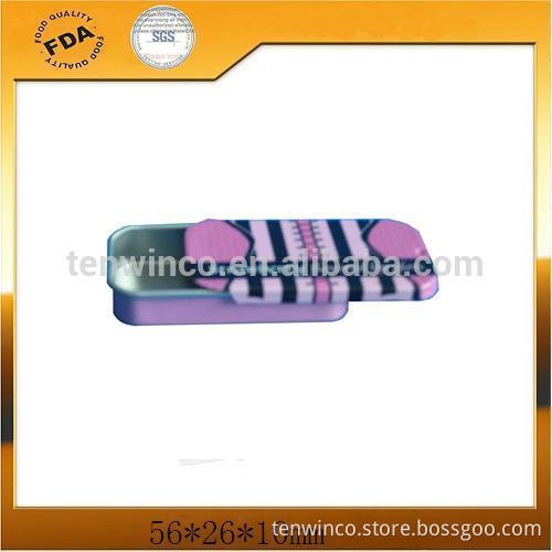 Rectangle Mint Tin Packaging,Push-pull Type Printing Tin Box